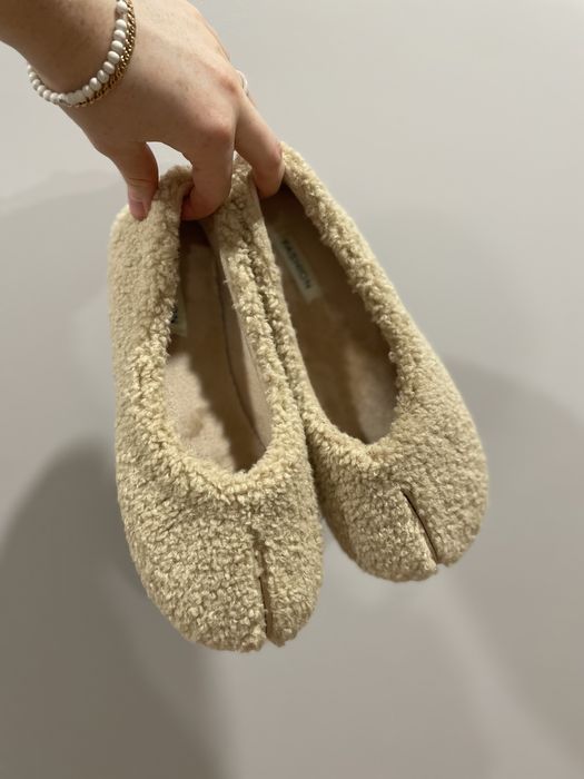 Балетки хутряні, ZARA