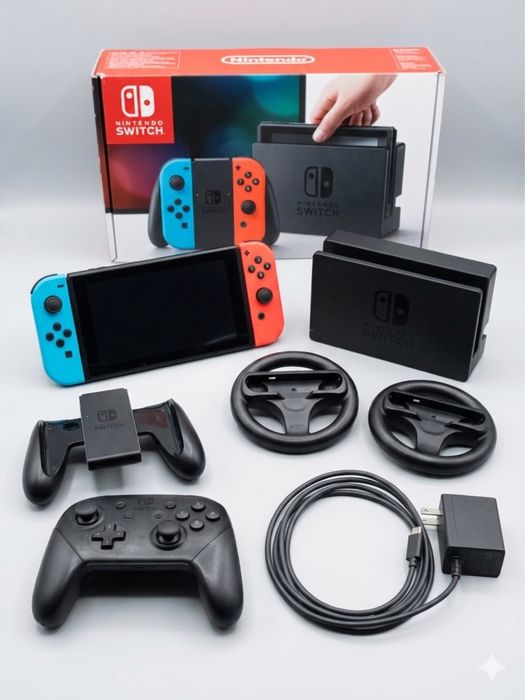 Nintendo Switch v2 + 128GB + повний комплект