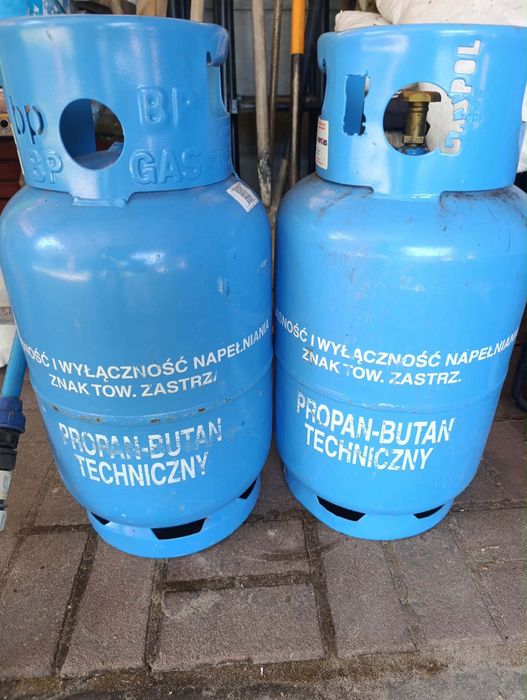 Butla gazowa z kołnierzem