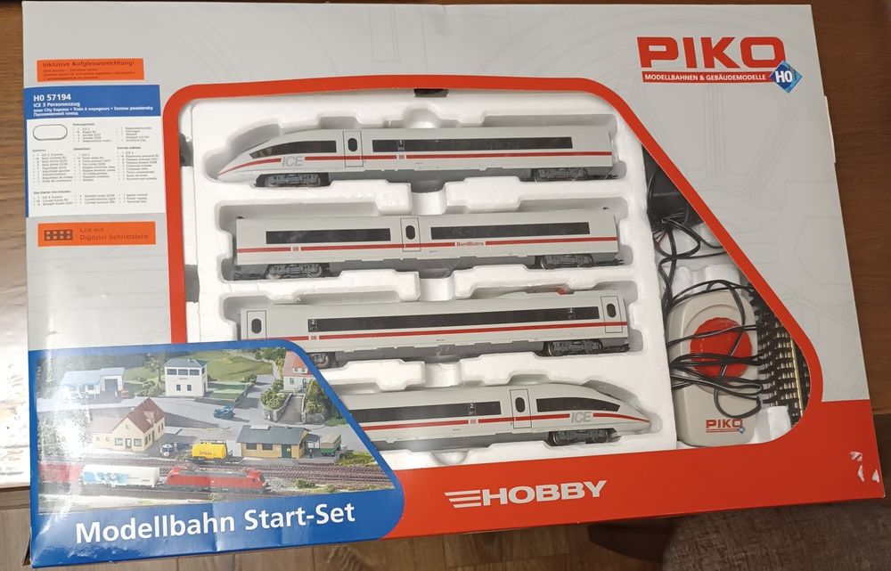 Piko kolejka zestaw startowy H0 57194 ICE 3 model pociąg ekektryczna