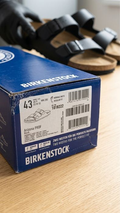 Birkenstock Arizona PROF Pretas (Tam. 43) – Novas na Caixa (Sola Super-Grip)