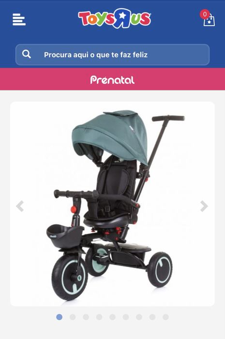 Triciclo Dobrável bébe