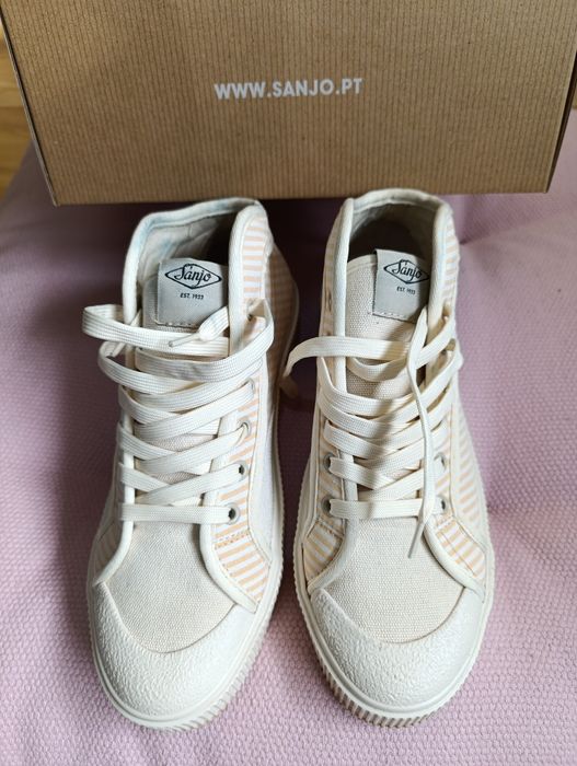 Sanjo K100 Stripes Yellow