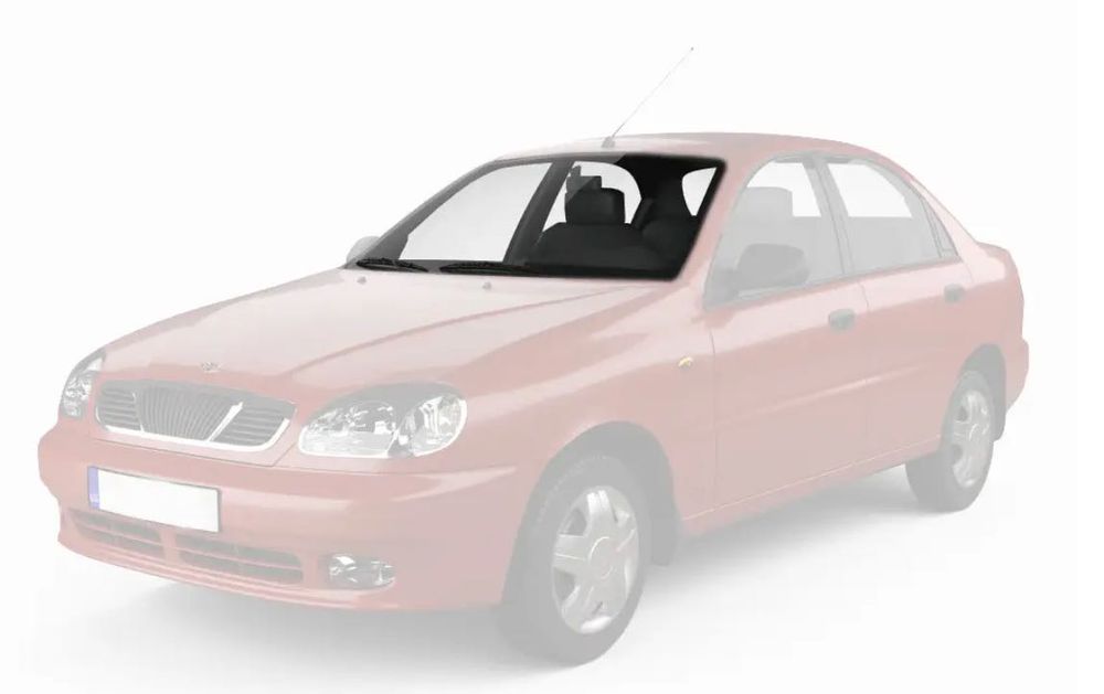 Лобове скло Daewoo Lanos Sens 1997- лобовое стекло Део Ланос ZAZ