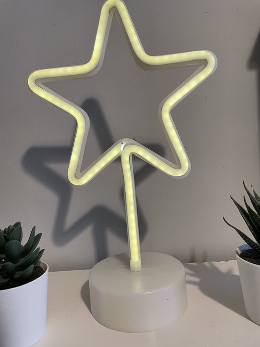 Lâmpada em forma de estrela