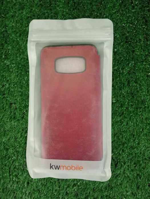 Etui z klapką Samsung Galaxy S8 EKOSKÓRA PU BOOK czerwono-czarne NrW21