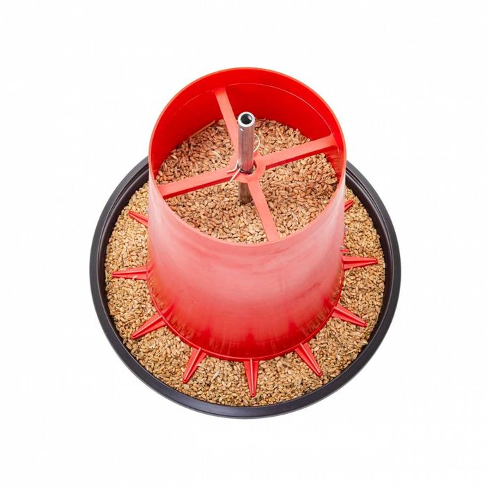 Karmidło dla kur i drobiu zasobnik na paszę 18 kg HELIOS