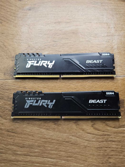 Kingston Fury Beast 16 gb 2 x 8 gb 2666 МГц DDR 4 intel amd гарантия