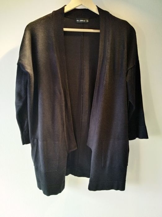 Sweter narzutka kardigan Zara S/M