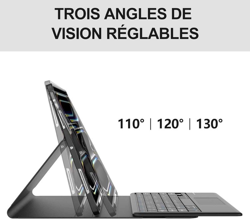 JADEMALL etui klawiatura touchpad do iPad Pro 11" iPad Air 4 Air 5