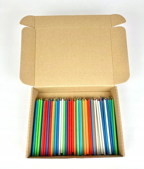 Świece Rytualne Kolorowe 90 Sztuk