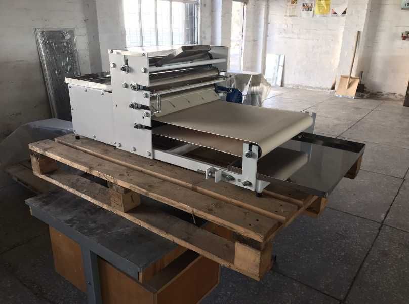 Обладнання для лаваша, технологічна лінія для лаваша, Раскатка, пічь