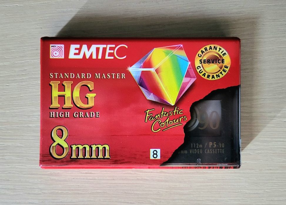 Kaseta Video EMTEC Standard master HG 8 mm - nowa