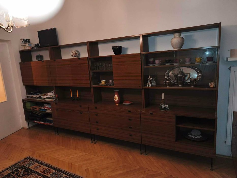 regał PRL (7 elementów) wysoki połysk