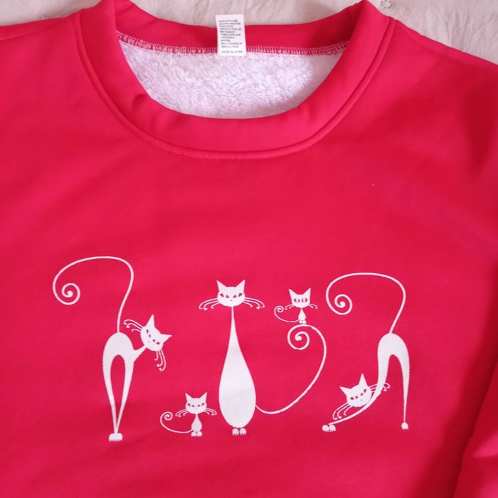 Bardzo ciepła bluza dresowa długa