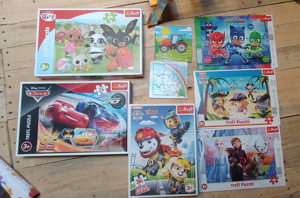 Zestaw puzzli dla dzieci 1-3