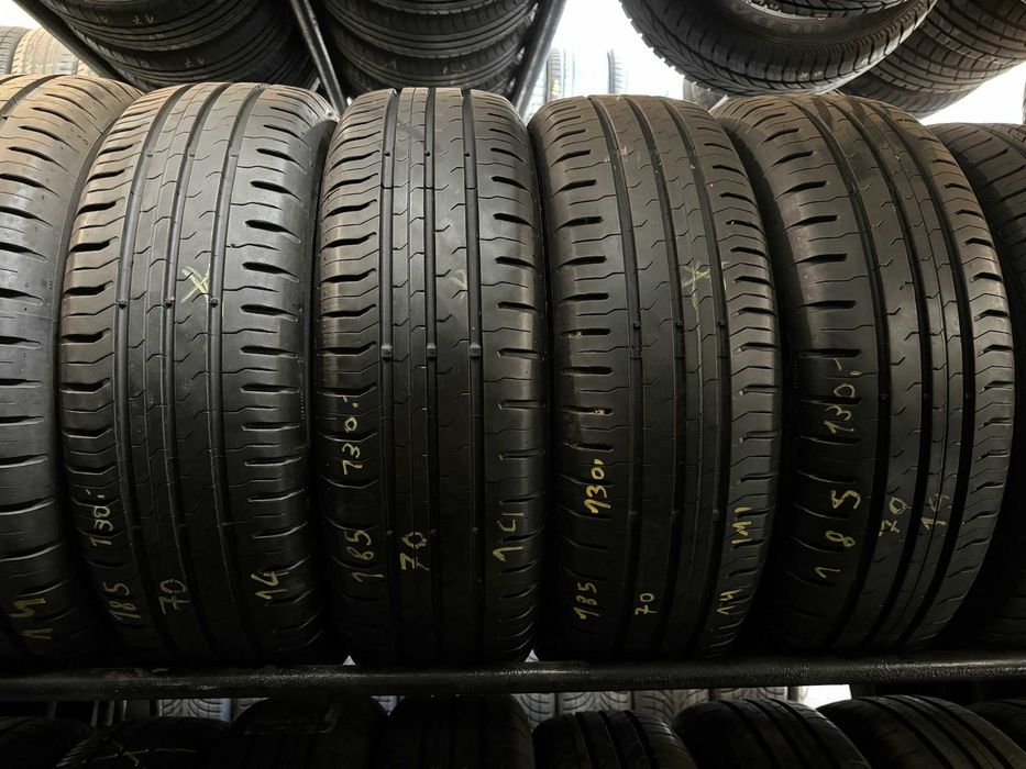 4X Opony Letnie 185/70R14 88T CONTINENTAL ContiEcoContact 5 7.5MM CAŁE