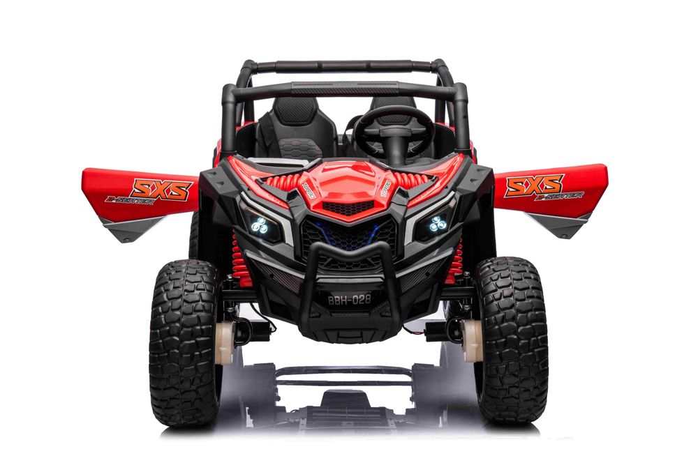Dwuosobowe Buggy na akumulator UTV X3 Off-Road BBH-028 czerwone