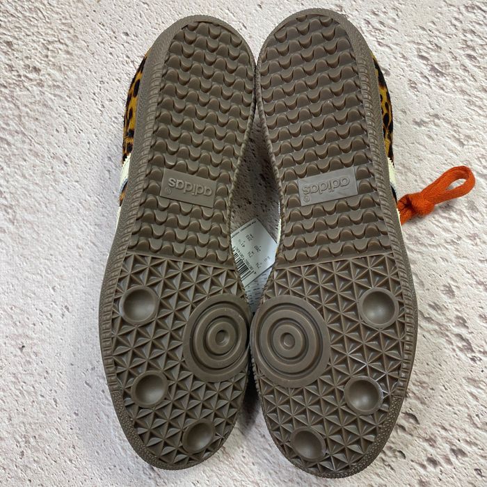 41 42 оригінал ji2734 нові жіночі кеди adidas casual samba og leopard