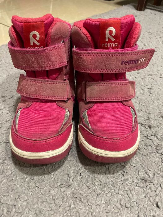 Reima Tec Qing 28, зимові ботинки на дівчинку, рожеві