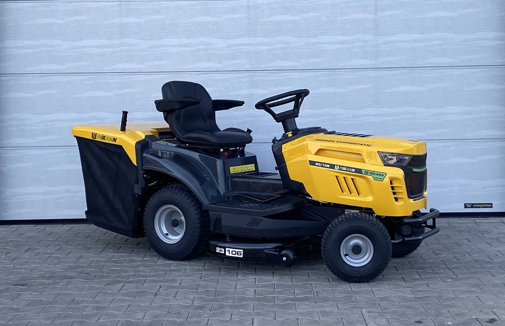Nowa Kosiarka do trawy Traktorek ogrodowy Spalinowy MIKANN 23/106 Moc 23KM V-Twin Automat Pompa oleju Gwarancja Serwis nie Stiga Husqvarna Cup Cadet