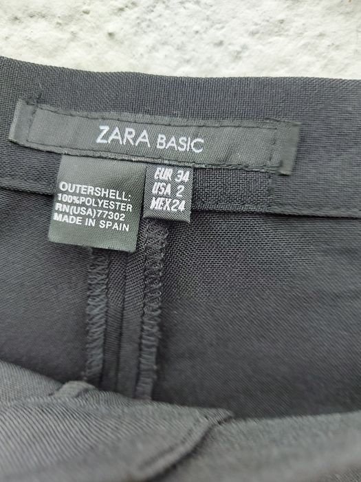 Spodnie eleganckie proste Zara rozmiar XS
