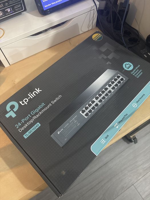 Switch TP-Link TL-SG1024 – 24 Portas Gigabit