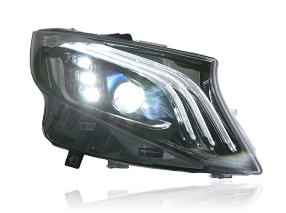 Full led фары стиль Maybach Mercedes Benz W447 Vito V-class Metris7751