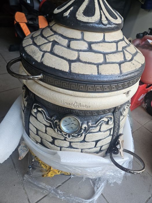 Tandyr 65l tandoor Piec gliniany grill z asortymentem