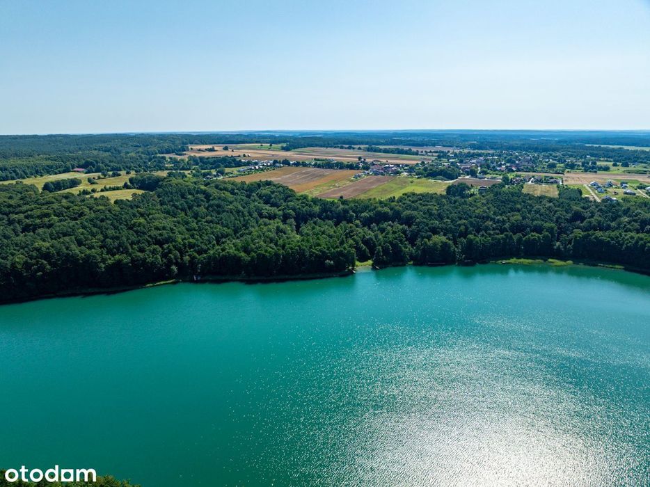 Łagówek działka przy lesie z wydanymi wz