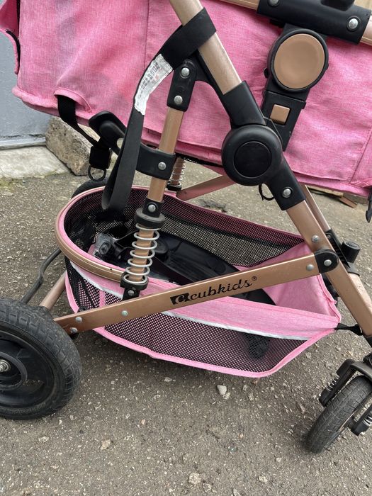 Коляска 2в1 для девочки