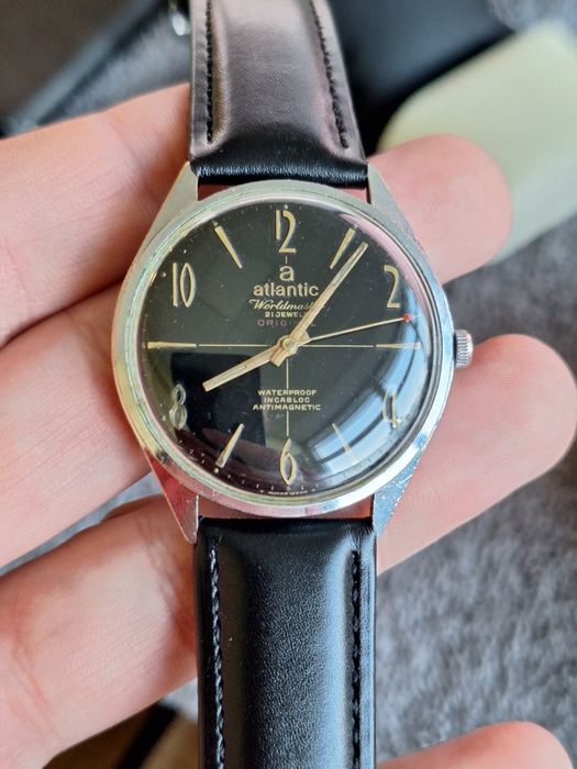 Atlantic Worldmaster 21jewels Unitas
