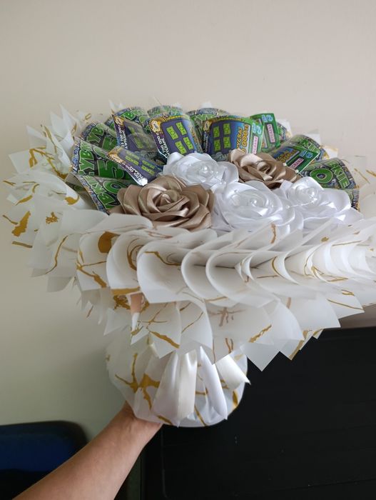 Bukiet z róż mydlanych Prezent na ślub wesele rocznicę urodziny