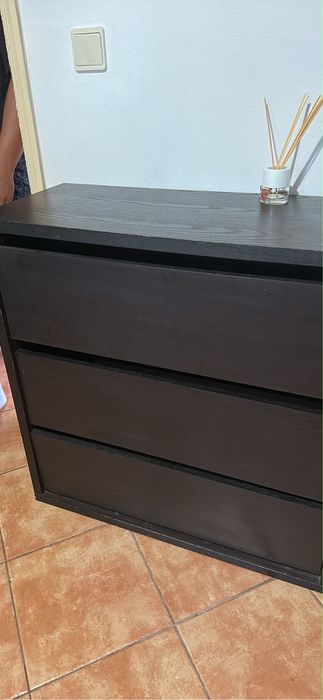 Cama de casal azul