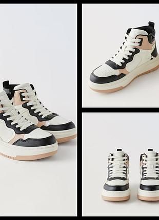 Хайтопи Zara 35 р,кросівки високі,снікерси