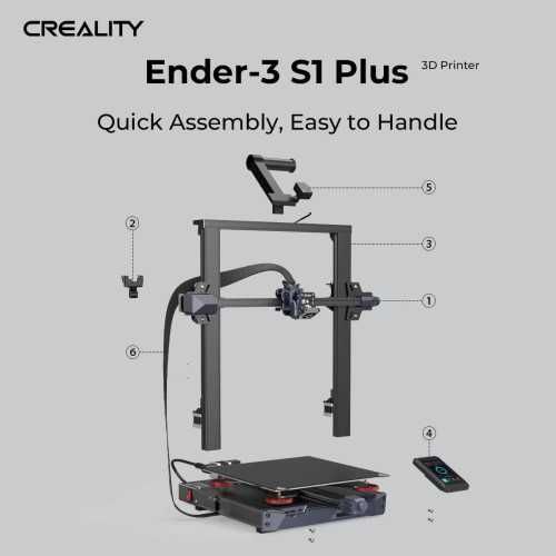 Акція новий 3d принтер Creality Ender-3 S1+ збільшене поле друку з США