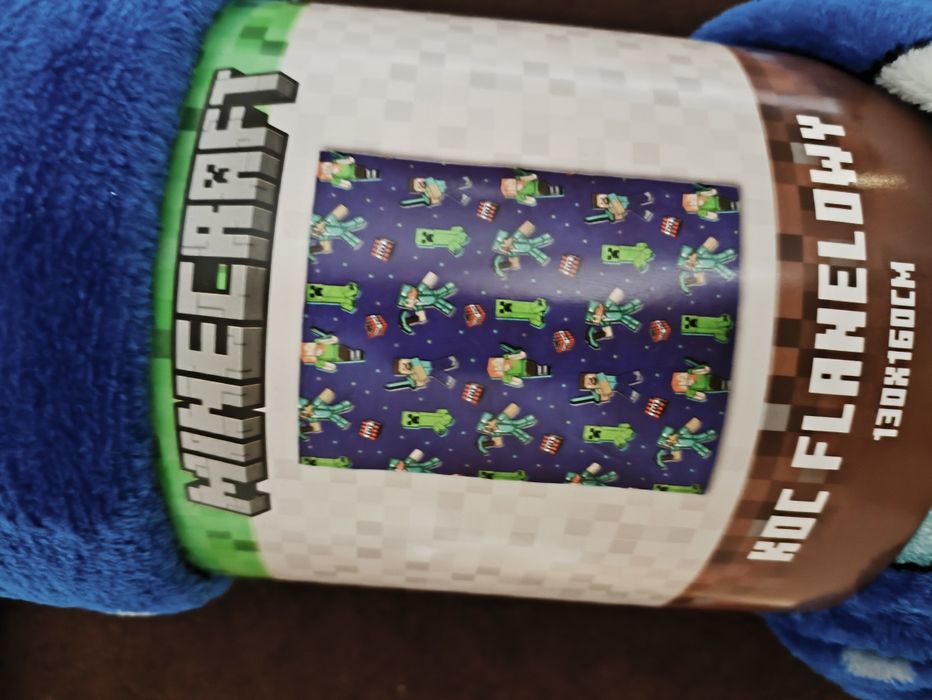 Kocyk Minecraft 130cm x 160cm
