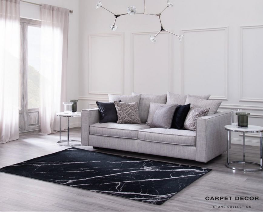Dywan Carpet Decor Stone Collection by Maciej Zień PIETRA black Kler