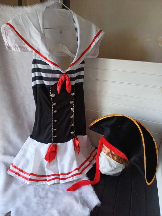 Доросле маскарадне плаття сукня костюм піратка М-Л карибського моря