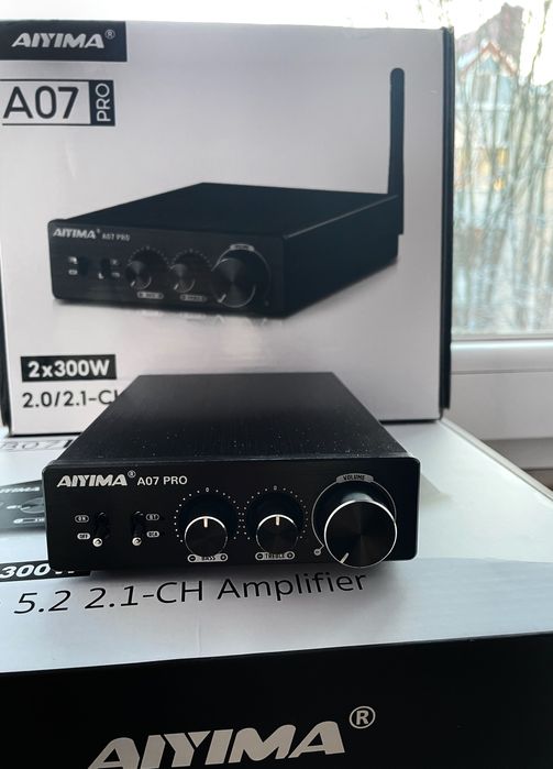 Підсилювач AIYIMA A07 PRO з блоком живлення 48V 5A