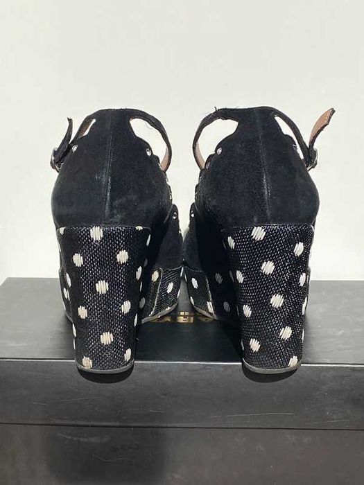 Sapatos de Salto com Laço e Bolinhas - Sonia Rykiel