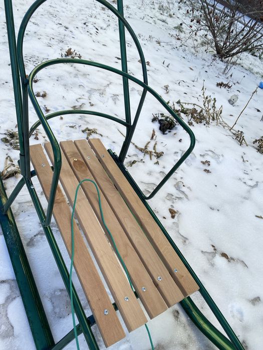 Дитячі санки з батьківською ручкою