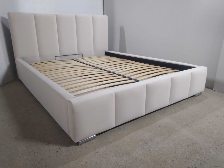 OKAZJA PRODUCENT Łóżko Tapicerowane stelaż metalowy pojemnik w cenie