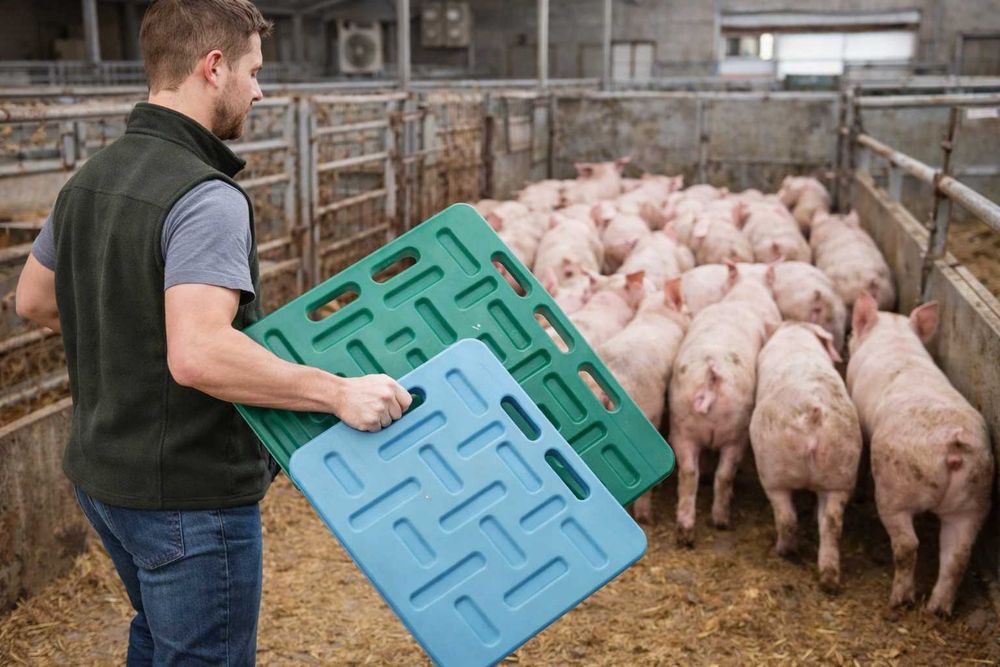 Panel separacyjny , Sortujący, płyta przepędowa, deska do świń septor
