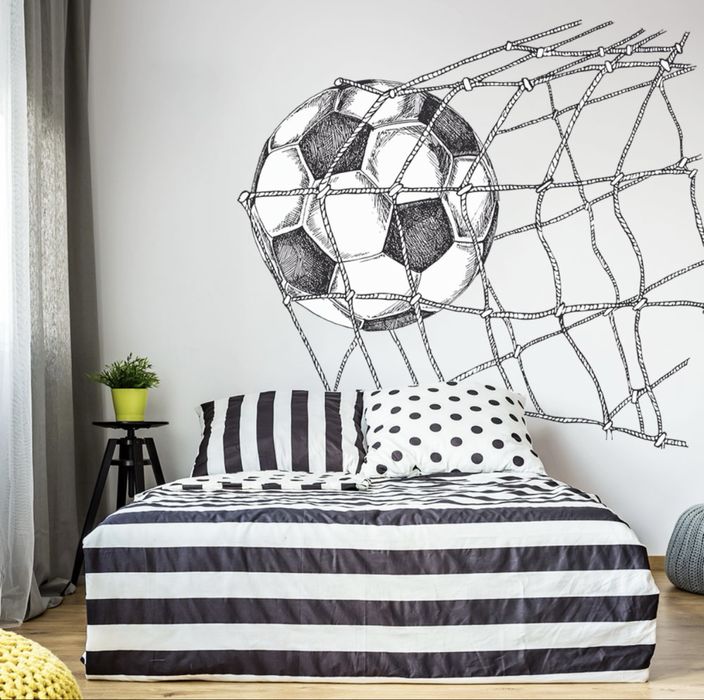 Naklejka ścienna piłka nożna