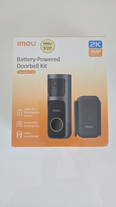 Kit campainha IMOU 2S 3MP NOVO