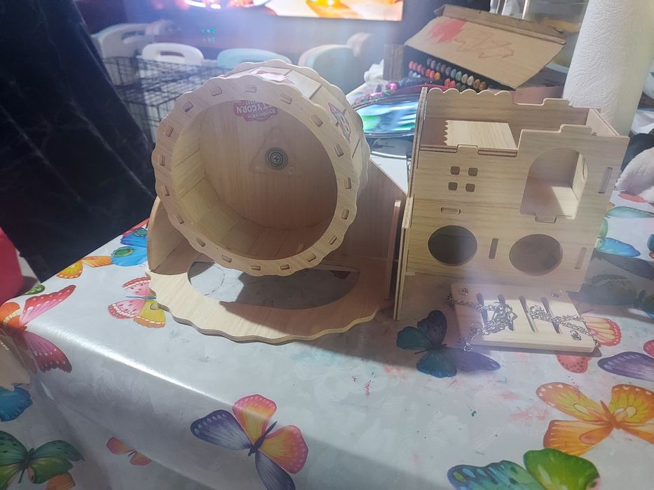 Objectos de brincadeira de hamster