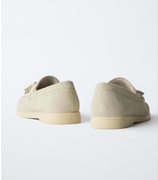 Шкіряні лофери Zara, розмір 39