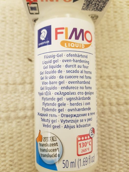 Fimo liquido transparente novo