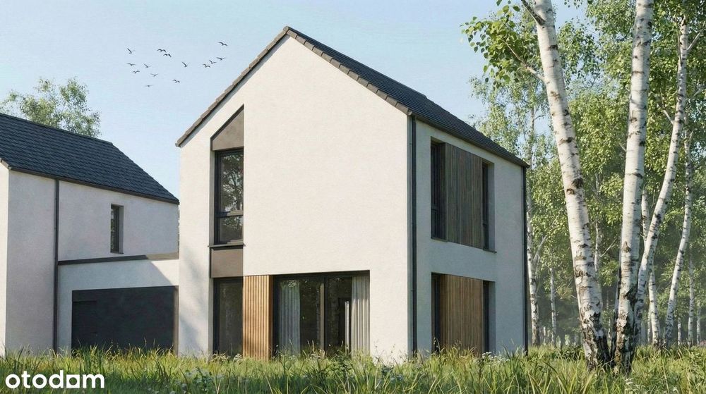 Nowoczesny dom pod Warszawą 112 m² | garaż | ogród 255 m²